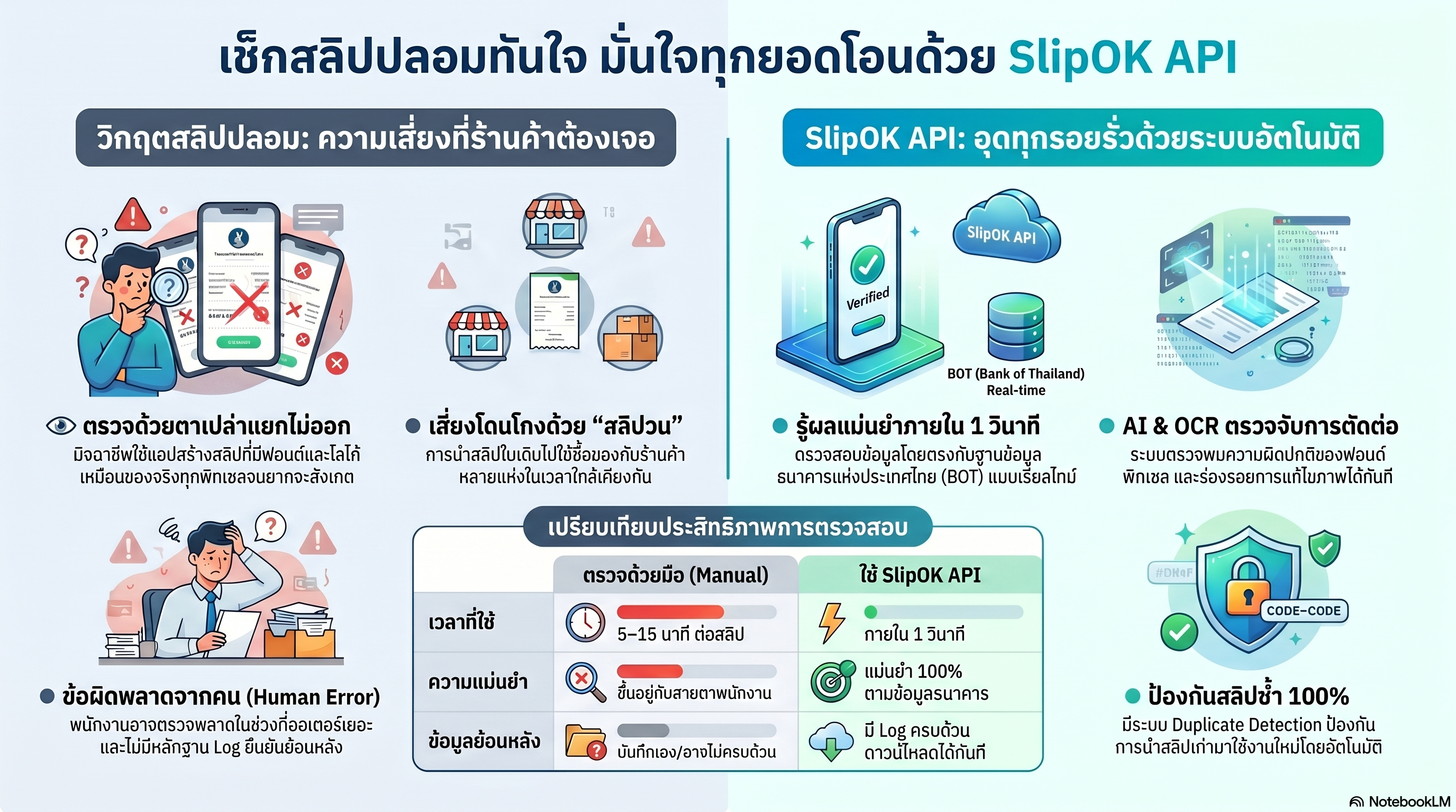 สรุปข้อดี SlipOK API